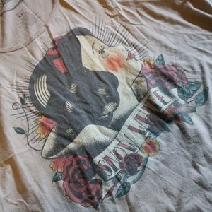 Snow White Tattoo Art Oversized Tunic Tank